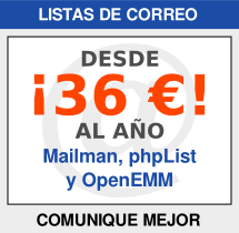 Ofertas de listas de correo