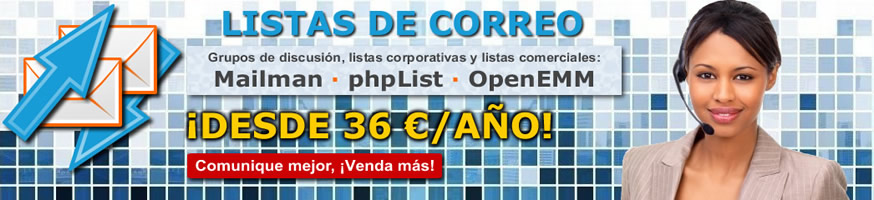 Ofertas de listas de correo