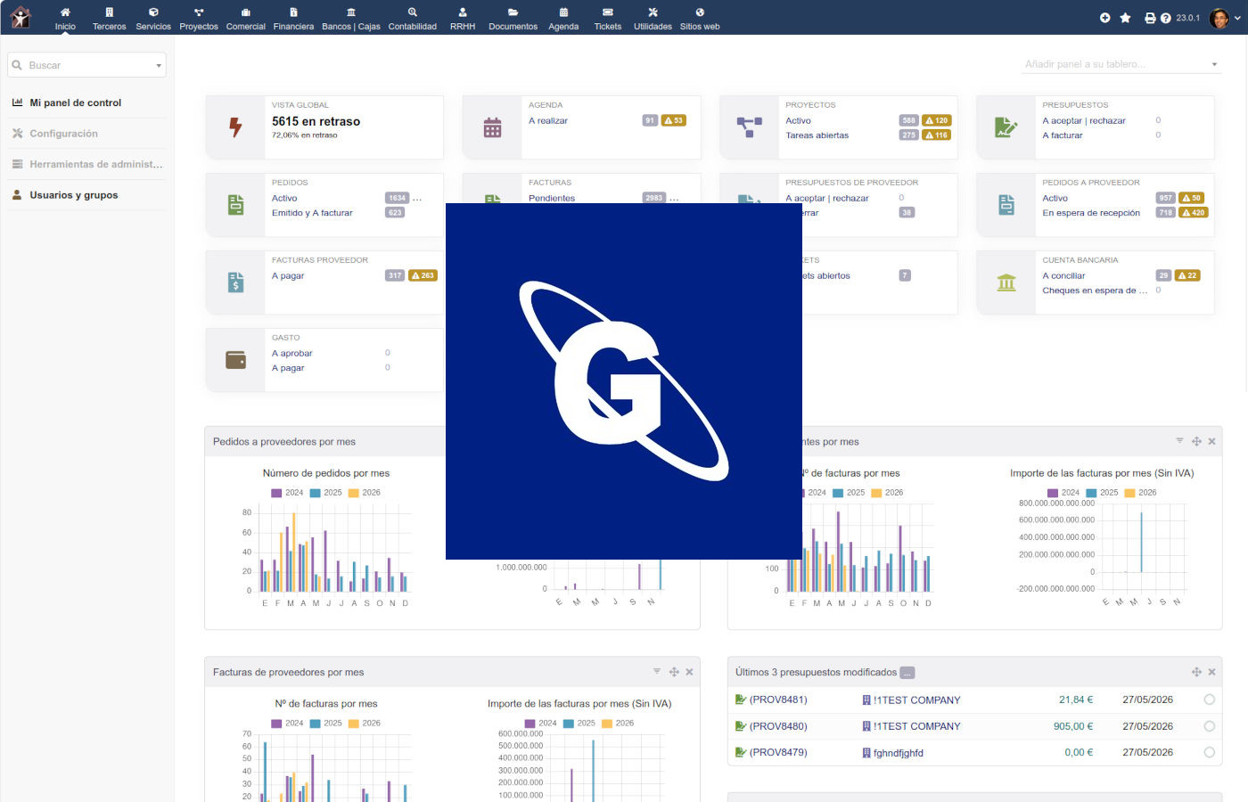 ERP CRM Dolibarr: Geodesical