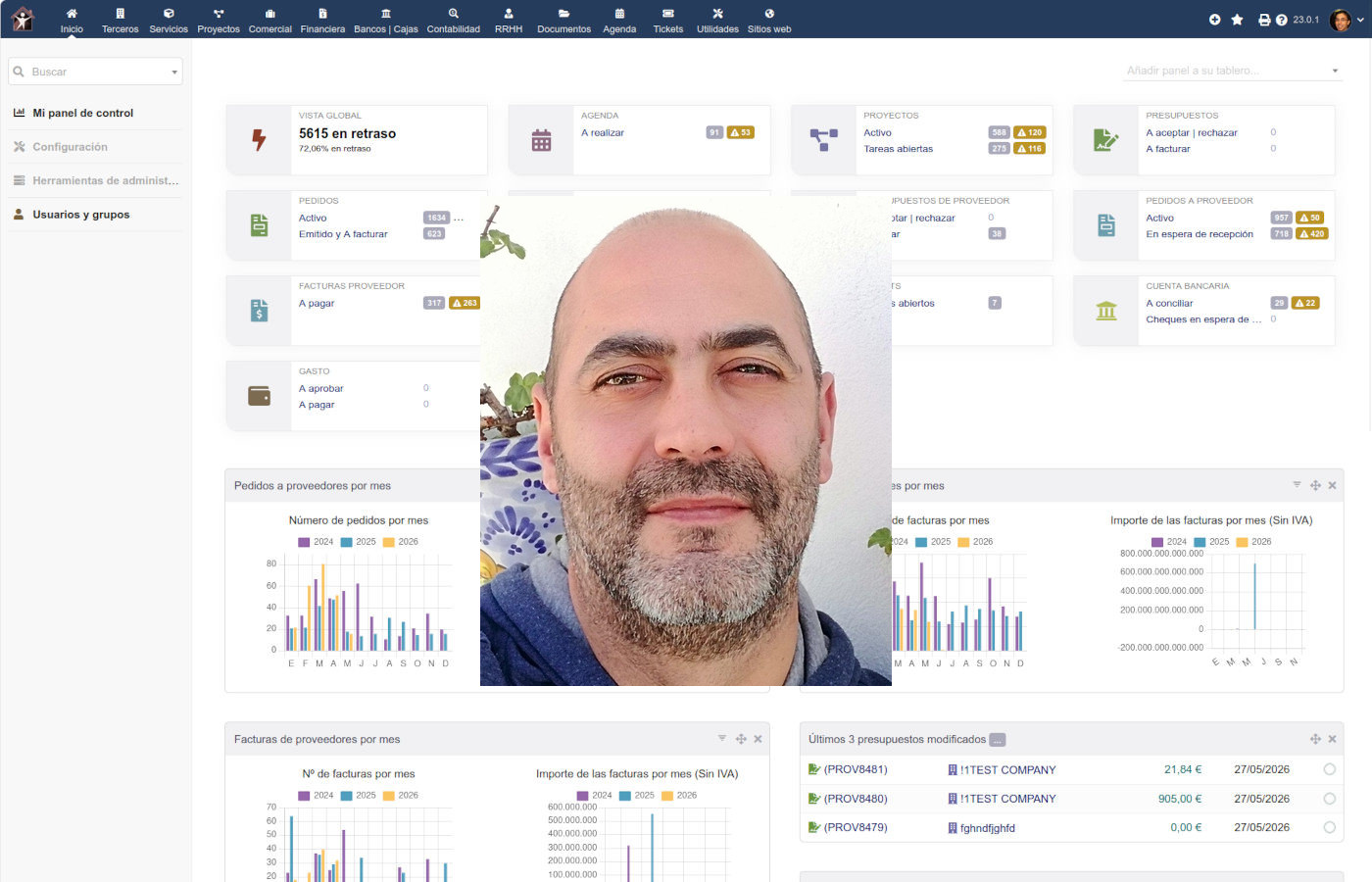 ERP+CRM Dolibarr: Manuel