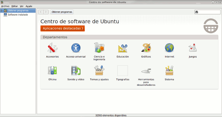 Instalación de aplicaciones con el Centro de software de Ubuntu