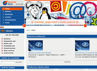 Tienda electrónica de Acento Web