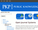 OJS Open Journal Systems